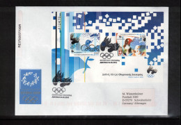 Greece 2004 Olympic Games Athens  Michel Block 31 Interesting Registered Letter FDC - Summer 2004: Athens
