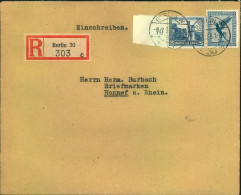 1933, 25 Pf. Nothilfe Mit Zusatz Auf Einschreiben Ab BERLIN 30 - Brieven En Documenten