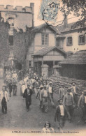 L'ISLE-sur-le-DOUBS (Doubs) - L'Usine - Sortie Des Ouvriers - Voyagé 190? (2 Scans) Marguerite Vernerey, Sancey-le-Grand - Isle Sur Le Doubs