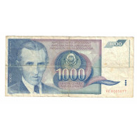 Billet, Yougoslavie, 1000 Dinara, 1991, KM:110, B - Yougoslavie