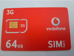 TURKIJE CHIPCARD /SIM GSM/ VODAFONE 64KB /3G        PERFECT MINT  CONDITION   **13566** - Turchia