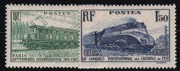 France N°339/340 - Neuf ** Sans Charnière - TB - Unused Stamps