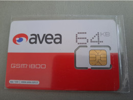 TURKIJE CHIPCARD /SIM GSM/   AVEA 64KB / GSM 1800/ DIFF CHIP    PERFECT MINT  CONDITION   **13570** - Turchia