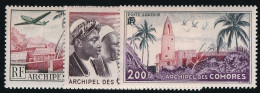 Comores Poste Aérienne N°1/3 - Neuf ** Sans Charnière - TB - Airmail