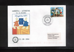 Greece 2004 Olympic Games Athens OLYMPHILEX 2004 Interesting Letter - Summer 2004: Athens