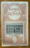 BANCO DI ROMA - PALAZZO DELLA SEDE DI MILANO - SITUAZIONE MENSILE (1/3/1917)  - PIEGO PUBBLICITARIO - Historical Documents