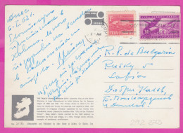 292373 / Ireland Limerick - Treaty Stone PC Used (O) Cuba 1962 -1+30c Palacio Comunicaciones Airmail The Sugar Industry - Limerick