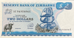 Zimbabwe 2 Dollars, P-1c (1994) -  UNC - Zimbabwe