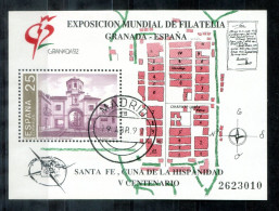 SPANIEN Block 39, Bl.39 Canc. - Granada 92 - SPAIN / ESPAGNE - Blocs & Hojas