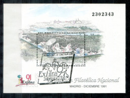 SPANIEN Block 41, Bl.41 FD Canc. - Exfilna 91 Madrid - SPAIN / ESPAGNE - Blocs & Hojas