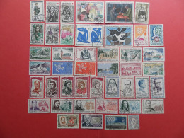 FRANCE OBLITERES : ANNEE  COMPLETE 1961 SOIT 44 TIMBRES POSTE - 1960-1969