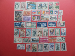 FRANCE OBLITERES : ANNEE  COMPLETE 1962 SOIT 49 TIMBRES POSTE - 1960-1969