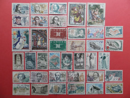 FRANCE OBLITERES : ANNEE  COMPLETE 1963 SOIT 38 TIMBRES POSTE - 1960-1969