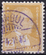 Turquie YT 814a Mi 955y Année 1931-38 (Used °) Kemal Atatürk - Usati