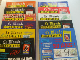 Le Monde Des Philatélistes Année 1994 Complète (11 N°) Du 481 Au 491 - Other & Unclassified