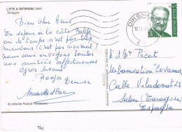 50436. Postal DIKSMUIDE (Belgien) 2002. Cartel De L'ete A OSTENDE 1894 - Cartas & Documentos