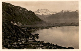 Territet - Villeneuve Et La Dent Du Midi (667) * 17. 4. 1923 - Villeneuve