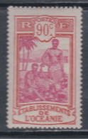 Océanie N° 72  X  : Partie De Série : 90.00 C. Rouge Et Lilas-rose, Trace De Charnière Sinon TB - Neufs