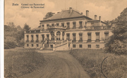 ZUËN  KASTEEL VAN RATTENDAEL          2 SCANS - Sint-Pieters-Leeuw