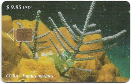 Cuba - Etecsa (Chip) - Fondos Marinos 2, 01.2003, 9.95$, 30.000ex, Used - Cuba