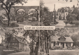 D-02708 Großschweidnitz - Alte Ansichten - Konsum-Gaststätte - Umgebindehaus - Brücke - Waldhaus - Grossschweidnitz