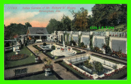 BIRMINGHAM, AL - ITALIAN GARDENS OF MR. RICHARD W. MASSEY - TRAVEL IN 1913 - POST CARD EXCHANGE PUB. - - Sonstige & Ohne Zuordnung