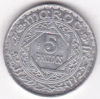 Maroc  5 Francs AH 1370 - 1951 , Mohammed V , En Aluminium , Lec# 247, Neuve , UNC - Marokko