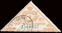 Soria - Gálvez - Caja Postal Ahorro 5 - Mat "Burgo De Osma - Giro Postal" - Usados