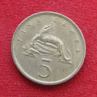 Jamaica 5 Cents 1977 KM# 46 Lt  570 *VT Jamaique Jamaika Giamaica - Jamaique