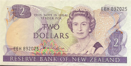 New Zealand 2 Dollars, P-170a (1981) - Very Fine Plus - Nueva Zelandía