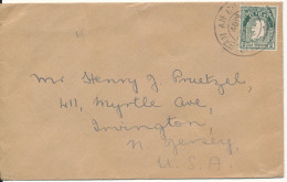 Ireland Cover Sent To USA 25-6-1940 ??? Single Franked - Brieven En Documenten