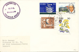 Ireland Cover Sent To Denmark 30-4-1987 Topic Stamps - Lettres & Documents