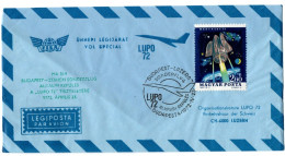 Budapest Zurich Luzern 1972 - Lupo 72 Sonderflug - Primo Volo 1er Vol Flight Erstflug - Briefe U. Dokumente