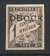 OBOCK - 1892 - Taxe TT N°Yv. 5 - Type Duval 1c Noir - Neuf Luxe ** / MNH / Postfrisch - Ongebruikt