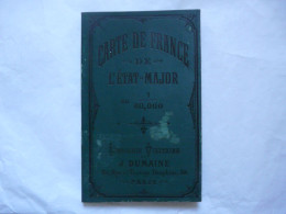 CARTE DE FRANCE DE L'ETAT-MAJOR Au 1/80,000 (MONTPELLIER) - LIBRAIRIE MILITAIRE De J. DUMAINE - Cartes Topographiques