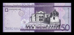 República Dominicana 50 Pesos Dominicanos 2016 Pick 189c Low Serial 146 Sc Unc - Dominicana