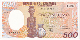 BILLETE DE CAMERUN DE 500 FRANCS DEL AÑO 1987 SIN CIRCULAR (UNC) (BANKNOTE) RARO - Camerun