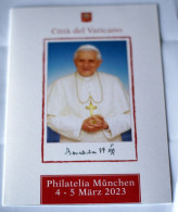 VATICAN 2023, EXIBITION PHILATELIA MUNCHEN, 4-5 MARZ 2023, SPECIAL FOLDER - Lettres & Documents