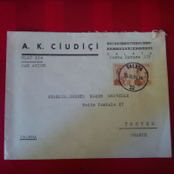 LETTRE TURQUIE GALATA POUR TROYES - Other & Unclassified