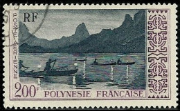 POLYNESIE - Pêche De Nuit Au Large De L'île Mooréa - Used Stamps