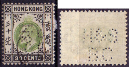 HONG  KONG - GEORG  V  PERFINS "H & S / B.C."  - 1912 - Neufs