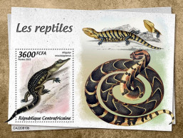 Centrafrica 2022, Animals, Reptiles, Crocodile, BF - Serpents