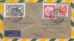 Ad6140 - BRAZIL - POSTAL HISTORY - AIRMAIL COVER  To ITALY  1947 - Covers & Documents