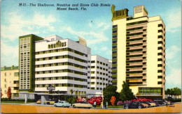 Florida Miami Beach The Shelborne Nautilus And Shore Club Hotels Curteich - Miami Beach