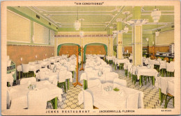 Florida Jacksonville Jenks Restaurant Interior Curteich - Jacksonville