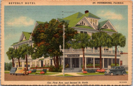 Florida St Petersburg The Beverly Hotel 1953 Curteich - St Petersburg