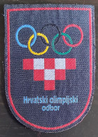 National Olympic (Olimpique) Committee NOC Croatia Hrvatski Olimpijski Odbor PATCH - Abbigliamento, Souvenirs & Varie