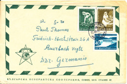 Bulgaria ESPERANTO Cover Sent To Germany DDR 22-12-1961 - Esperanto