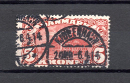 Denmark 1912 Old Def.stamp 5 Kr. Postoffice Copenhagen (Michel 66) Heavy Used - Used Stamps