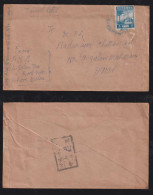 Japan Occupation Malaysia 1945 Censor Cover JOHORE With 3 Letters Inside - Japanese Occupation